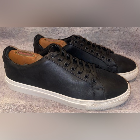 Thursday Boot Company Shoes - Thursday Boot Company Premier Low TopBlack Leather Minimalist Sneakers 7.5